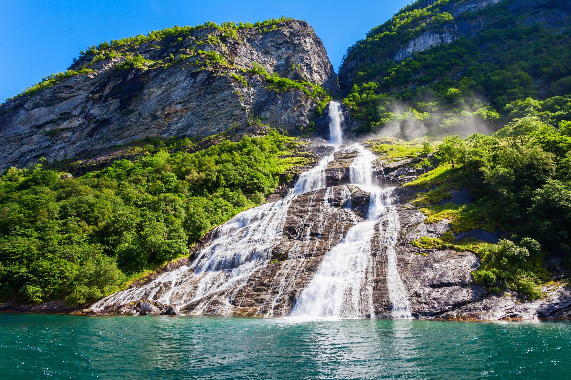 Geiranger at Geirangerfjord, Norway