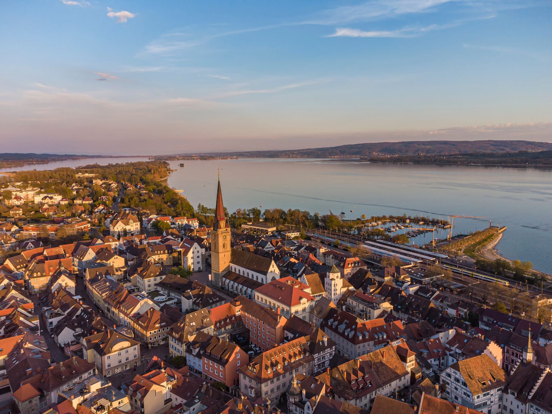 Die Stadt Radolfzell am Bodensee