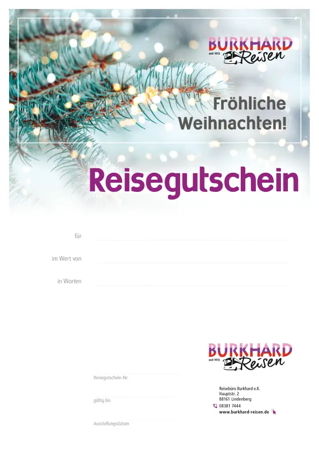 Gutschein Weihnachten