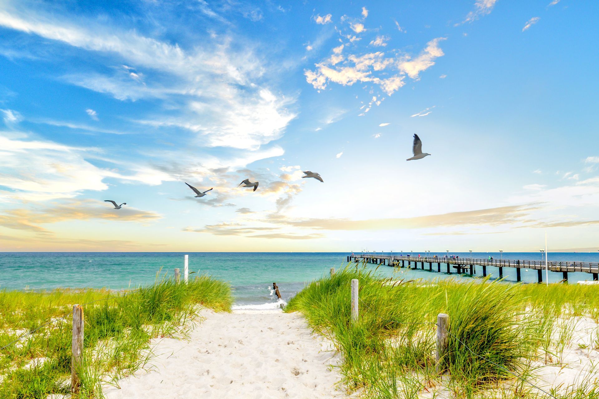 Strand von Graal Müritz, Ostsee, Deutschland 