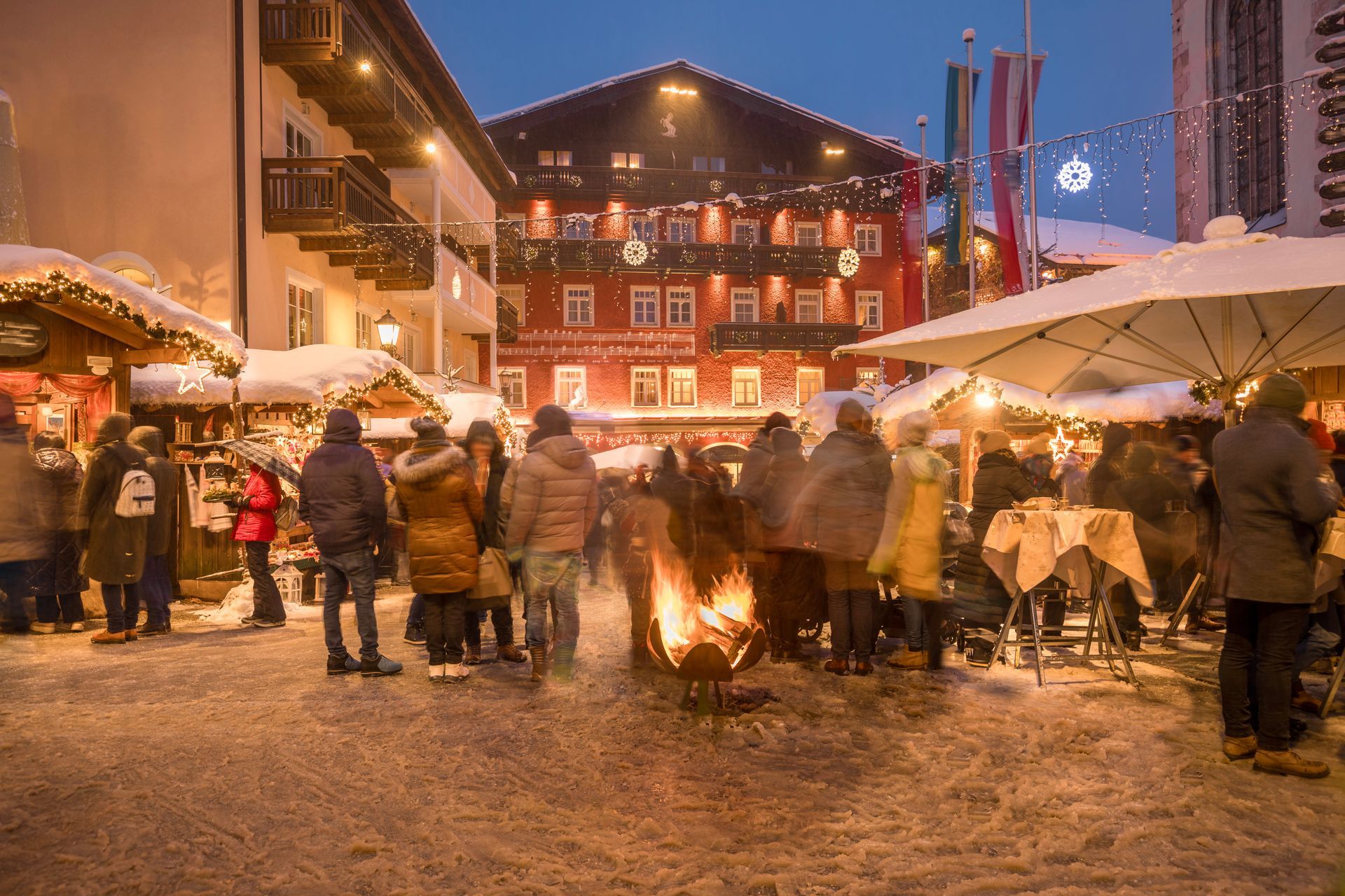 Christmas Market in St. Wolfgang  - Austria, Salzkammergut