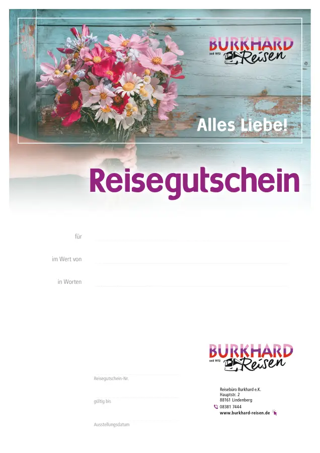 Alles liebe gutschein